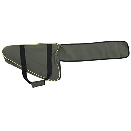 Bolsa de Almacenamiento de Motosierra, Bolsa de Motosierra Oxford Portátil Portaherramientas Soporte de Cortacésped Caja de Transporte Caja de Protección(Green)
