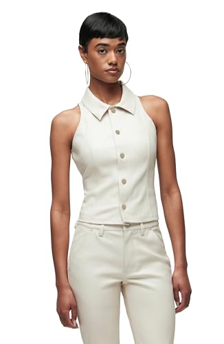 Gilet dos nu en jean Hudson pour affronter la chaleur avec style