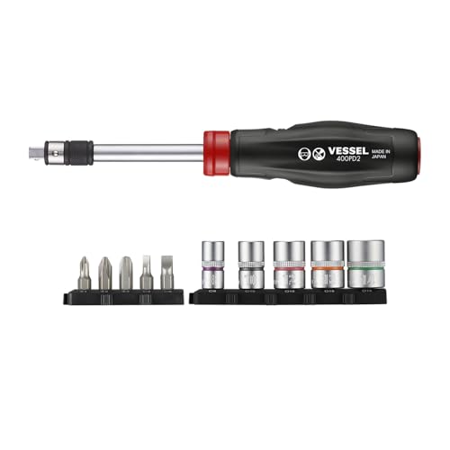 VESSEL 2-Way Power Driver - 11PC Set -13 VESSEL 2-Way Power Driver - 11PC Set -13