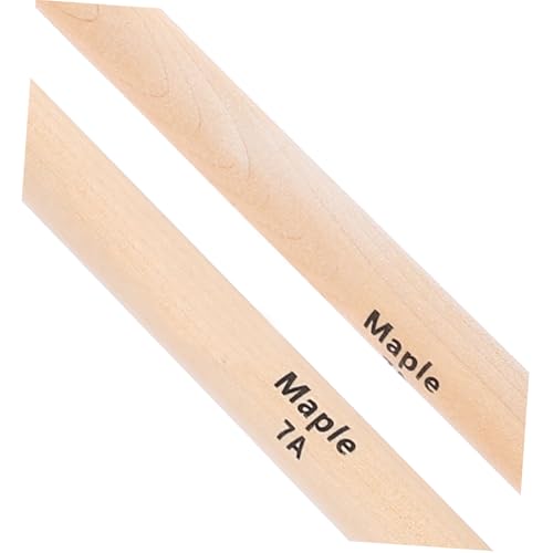 Baquetas profesionales Totority, 2 piezas, para principiantes, de madera, mango liso que alivia la fatiga de las manos, aptas para diversos estilos de batería miniatura 3