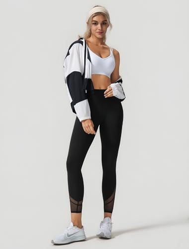 Yvette Yoga Bras Lightweight Cloud Series Sports Bra for Women Low Impact Sports Spaghetti Thin Strap Mesh Splicing Style3