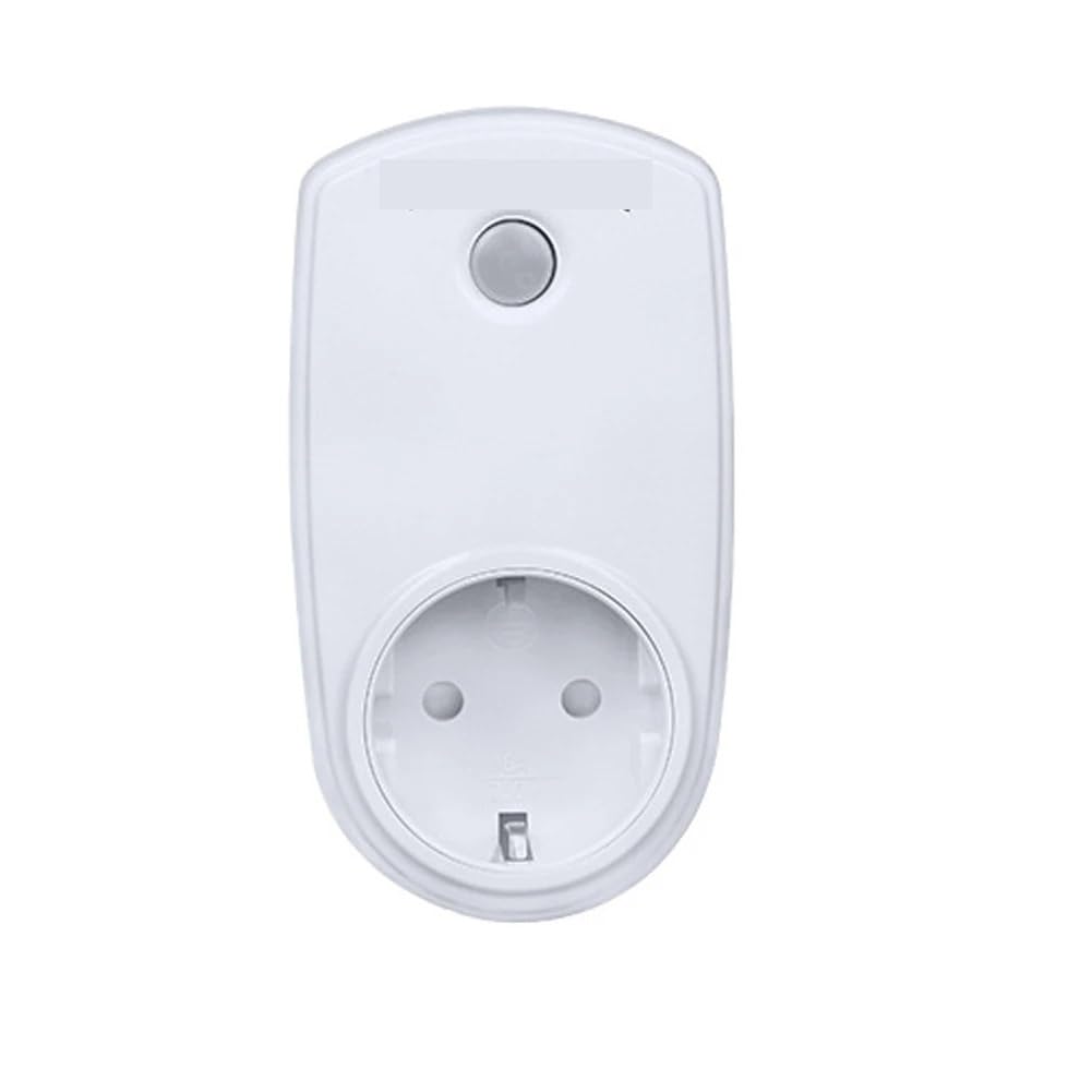 Wireless Smart Remote Control Socket Plug Power Outlet Light Switch Plug Socket Power Outlet Socket EU Plug with Remote Control(110V-250V-1 Socket,EU)