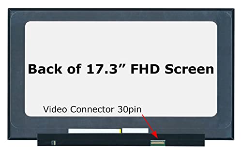 SCREENARAMA New Screen Replacement for HP 17-CN0023DX 17-CN0033DX 30pin 60Hz FHD 1920x1080 IPS LCD LED Display with Tools and Tape - Thumbnail 2