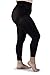 LEELA LAB Leggings Neri Taglie Forti Donna, Super Opachi, 120 Denari, Aderenti, Modellanti, Contenitivi, Made in Italy (Tg. 9)
