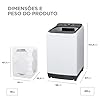 Máquina de Lavar 14kg Branca Wave Impeller Midea #4
