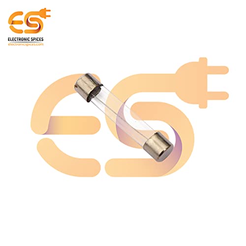 Image of Electronic Spices 3a 250v 6mm X 31mm Fast Acting Glass Tube Cartridge Fuse Pack of 100pcs