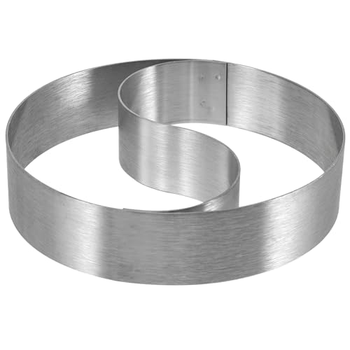 Uonlytech Molde de Acero Inoxidable para Bolas de Arroz y Repostería Anillo para Hornear Utensilio de Cocina Seguro y Fácil de Usar para DIY y Regalos Familiares
