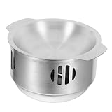 Marmite en acier inoxydable - avec une conception de grille de cuisinière, plus stable et pratique, vous pouvez l'utiliser en toute confiance, marmite de cuisson