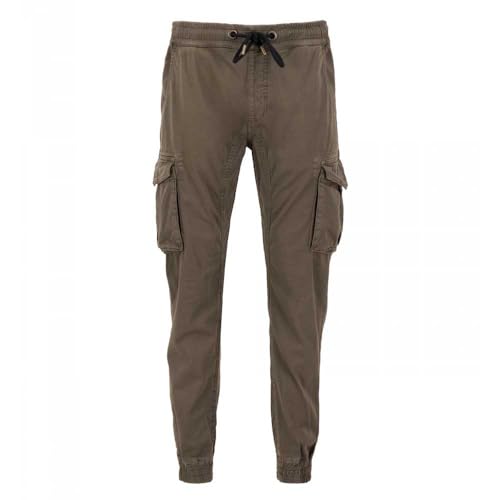 Jogger Pantalon ALPHA INDUSTRIES en twill de coton pour homme au style casual