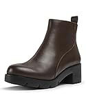 Camper Damen Wanda-K400228 Ankle Boot, Braun, 37 EU