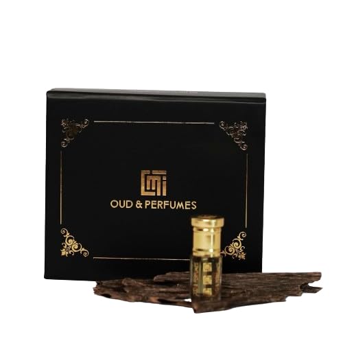 Mi OUD & PerfumesPure Oudh Wood Chips (24gm) with 1 Khalta Oudh Hindi Adi Perfume Attar (3ml) | Natural Wild and Rare Agarwood Chips | Long Lasting Attar Perfume | Unisex Attar Perfume