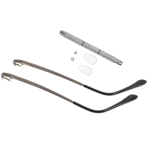 Kit de reparación de gafas con tornillos de acero inoxidable para montura completa