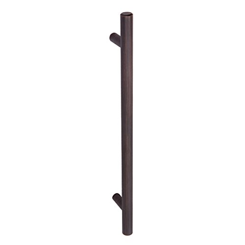 Image of Modern Straight Euro Style Bar Handle Pull with 7.5 inch Hole Centers, 10 inch Length, Oil Rubbed Bronze Finish, 50 Pieces