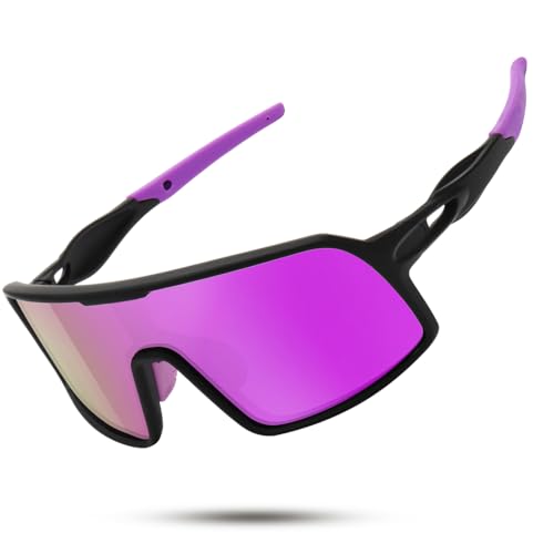 SEKKAF Polarized Sports Sunglasses for Men and Women Cycling Glasses UV Protection Goggles for Mountain Bike Running Fishing