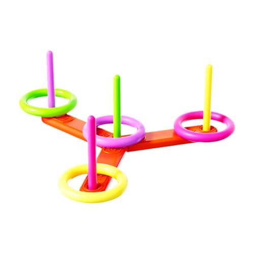 MotiveTech Ring Toss Toy for Kids, Intelligence Development, Colorful Ring Toss Toy for Garden