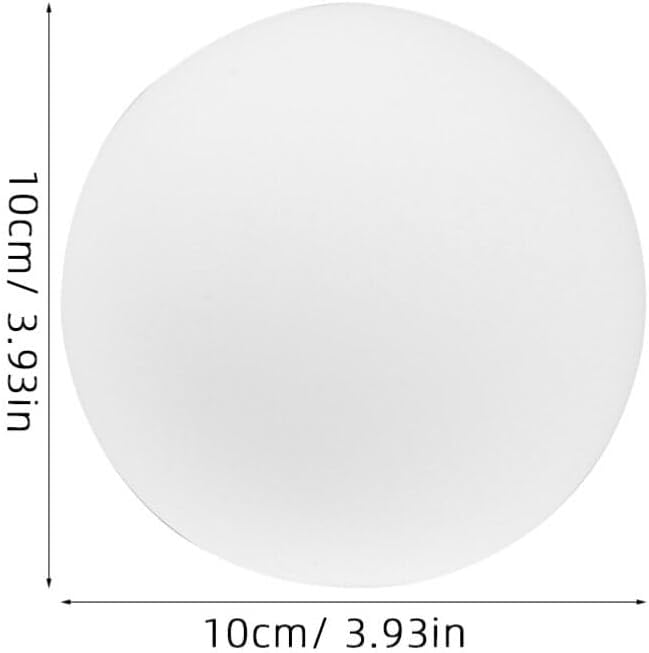 ABOOFAN White Glass Globe Lamp Shade Replacement 10cm Glass Ball Lampshade Cove r Sphere Shade Lamp Post Globe Round Ball Lamp Cove r for Lighting Fixture Pendant Light Wall Lamp