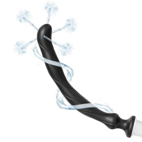 Shower Enema Douche Nozzles -5 Holes Water Spray Silicone Reusable Shower Enema Hose