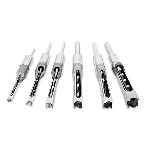 Forets à mortaiser HSS lot de 6 pour éviter les blocages et réussir vos emboîtements