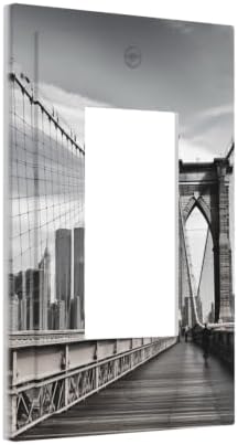 Decorator Wall Plates, 1-Gang Light Switch Covers Standard Size 3'' x 5'' - 2