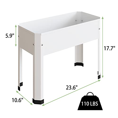 Jardinera elevada PROXRACER de metal con patas desmontables versátiles 3