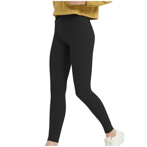 2026 Women's High Waist Leggings with Pockets Black