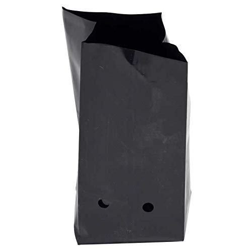 ZEONELY MART HDPE Grow Bags, Black