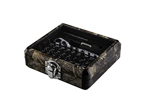 Sunex 38 Piece Truetimber Kanati Mini Ratchet And Bit Set, 1/8-Inch - 1/4-Inch S2 Bits, 5/64-Inch - 1/4-Inch Hex Bits, 9726Kanati #TOP5