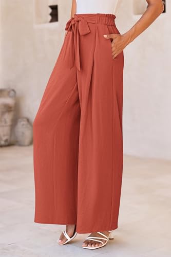 Image of PRETTYGARDEN Women's Palazzo Wide Leg Work Dress Pants