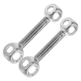 BIUDECO Clé Multifonction Hexagonale Réglable 2 Pièces en Acier Résistant Ensemble Outil Mécanicien Vélo Portable Réparation Sport Loisirs