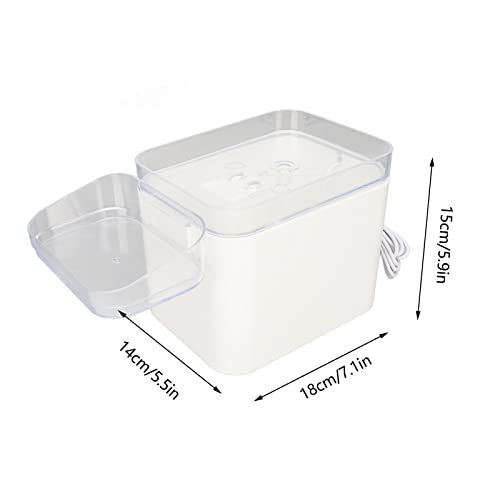 Fuente de agua automática 2 en 1 para gatos y perros miniatura 2