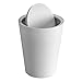 kosz na śmieci w kuchni Cute Press Flip Tradh Can Łazienka Kuchnia Kuchnia Duża Pojemność Materiał PP Kosz na śmieci (9L) Kosz na śmieci (Color : White)