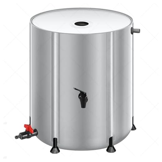 Rain Barrel Made from 1000D Waterproof Material, rain Barrels to Collect rainwater from Gutter with Garden (53gallon)