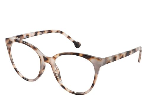 Goodlookers Women's White Reading Glasses 'Millie' Tortoiseshell +1.00