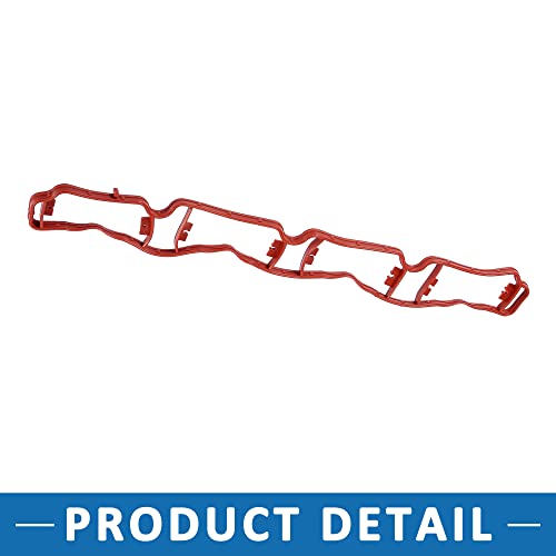 Image of Car Engine Intake Manifold Gasket 06F129717D for Volkswagen Jetta 2006 2007 2008 2009 2010 2012 2013 Rubber Red