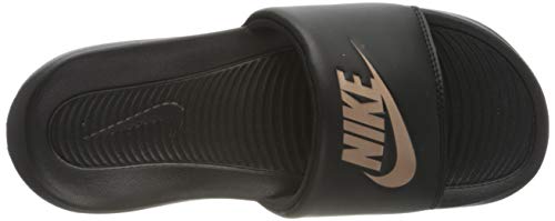 Nike Women's Slipper, Black Mtlc Red Bronze Black, 10 #TOP4