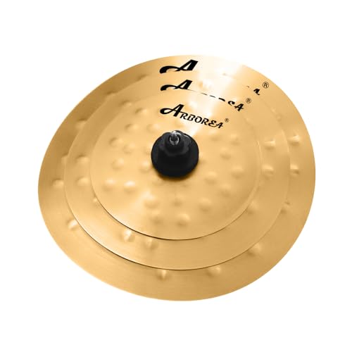 Arborea Clap Stack Cymbal 11'13'15' 3Piece Hero Brilliant Finish Bright Effect Sound Smack Stack...