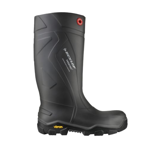 Image of DUNLOP Purofort+ Expander Full Safety with Vibram Sole, Black