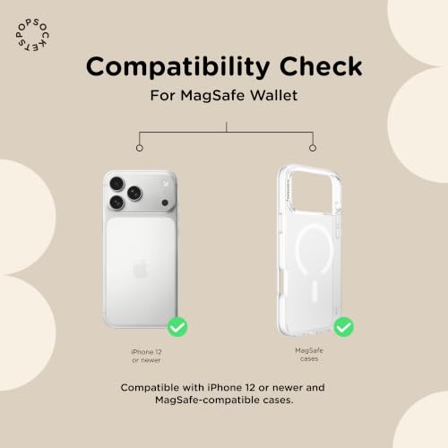 Image of PopSockets Phone Wallet for MagSafe with Grip- All Smiles