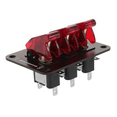 PRETYZOOM Car Button Switch Toggle Light Off Switch Heavy Duty Toggle Switch 12v Switch Panel 3 Way Toggle Switch 3 Position Rocker Switch Boat Toggle Rocker Switch