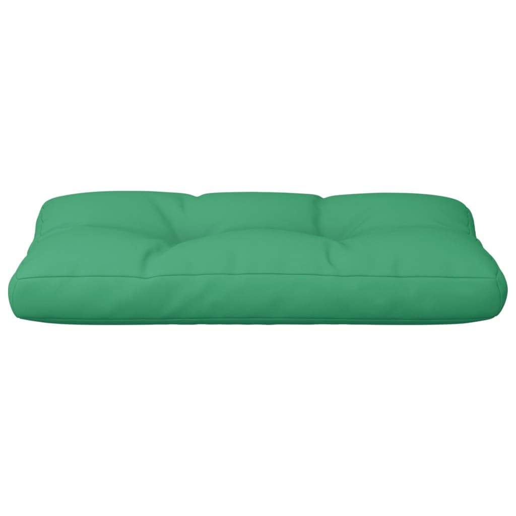 Coussin de Palette Vert 80x40x12 cm, Coussin pour Canapé de Jardin et Banquette Extérieure, Rembourrage Moelleux en Polyester pour Mobilier de Terrasse et Salon