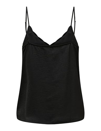 Only Onldebbie Singlet Noos Wvn Camiseta sin mangas, Black, 42 Mujer