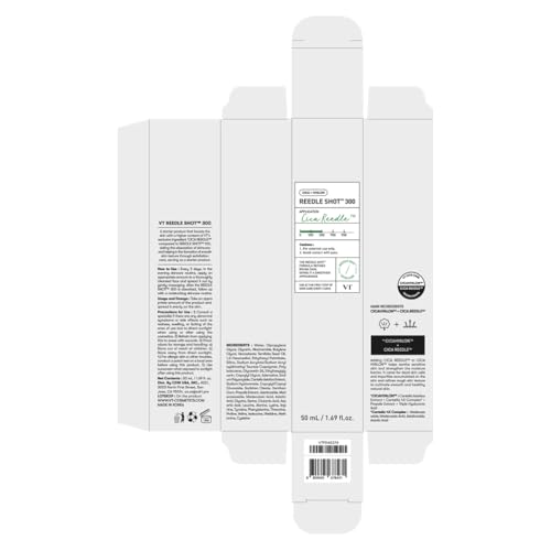 VT COSMETICS CICA Reedle Shot 300, Advanced Night Exosome, Microneedling Serum, Centella Asiatica, Hyaluronic Acid, Propolis, Soft Skin, Regeneration, Glass Skin, Korean Skin Booster 1.69Fl Oz (50ml) - Thumbnail 7