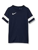 Ofrece libertad de movimiento NIKE Y NK DF ACD21 Top SS T-Shirt, Unisex Kids, Obsidian/White/White/White, M