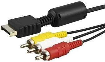 GooDGo(TM) Premium RCA AV Audio/Video Cable For PlayStation 1/2/3 -1.8M (6 Feet)