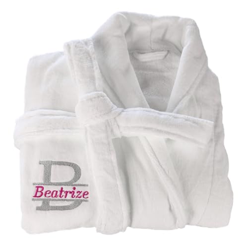 Spider Thread Studio Personalized Unisex Terry Velvet Cotton Luxury Monogrammed Cozy Hotel Robe