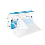 KOLOX Disposable Cutting Board with Built In Sliding Cutter, 10FT, Easy Clean-Up and Convenient Use, Large Flexible Chopping Boards for BBQ, Kitchen, Travel & Outdoor