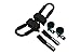 Rhino-Rack J Folding Kayak Carrier Extension, Includes 2 Padded Buckle Tie Downs & Two Straps, Double Your Carrying Capacity, Black (S512X)