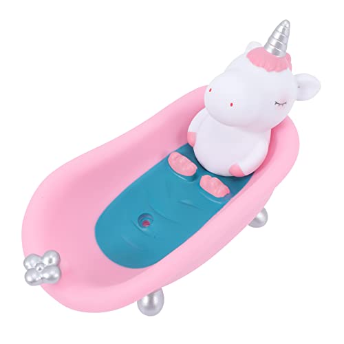 Consejos para Comprar Accesorios de baño infantiles . 46 Mipcase Jabonera Infantil de Cerámica con Diseño de Unicornio Jabón y Accesorios para Baño Soporte Decorativo para Contador para Niño Niña y Bebés