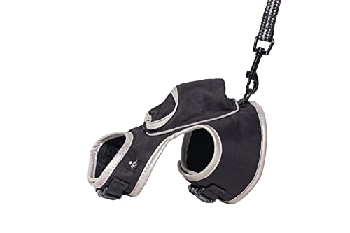 Travel Cat Stray Harness And Leash Set - Adjustable Velcro Mesh Cat Harness And Strong Nylon Leash Kit - Comfort Escape Proof Harness For Cats, Kitten For Outdoor Walking, Hiking (Large: 13-16 In) #TOP1