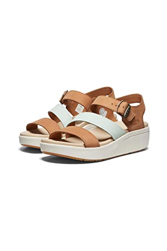 Image of KEEN Women's Ellecity Backstrap Open Toe Adjustable Comfortable Platform Wedge Sandal